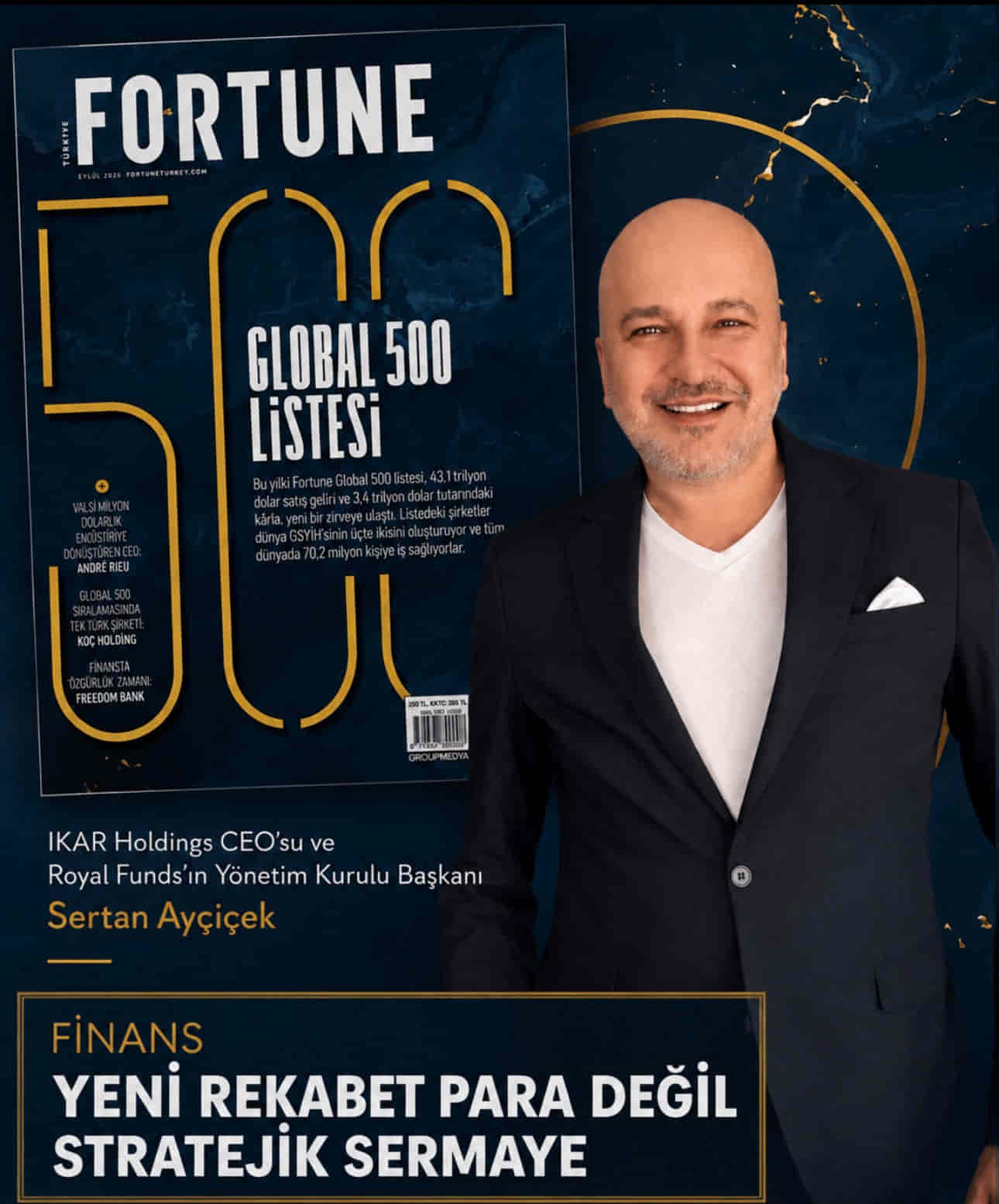 Featured in Fortune Turkey’s Special Global 500 Issue